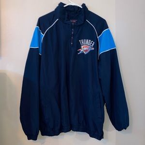 OKC Thunder Half Zip Pull-over Jacket